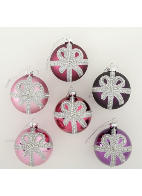 Елочные шары 6 в ассортименте 1015101 Boltze