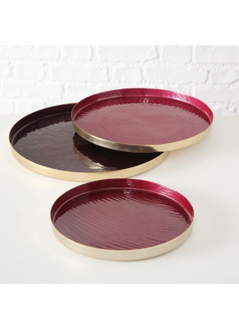 Поднос металлический 3 в ассортименте 1016279 Boltze