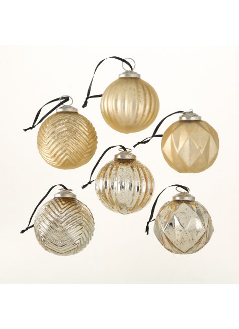 Елочные шары 6 в ассортименте 1016953 Boltze