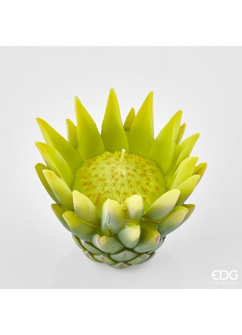 Свеча Протея зеленая