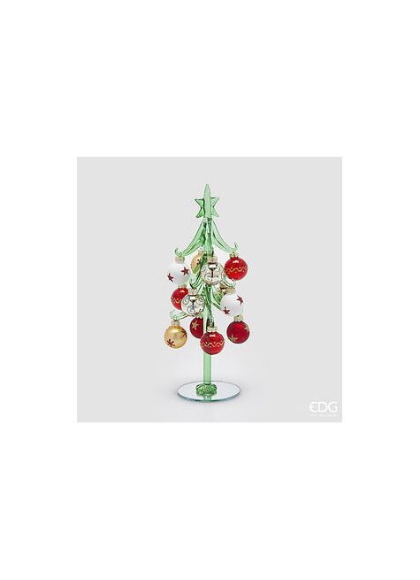 Декоративна ялинка скляна (L)